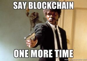 no more blockchain