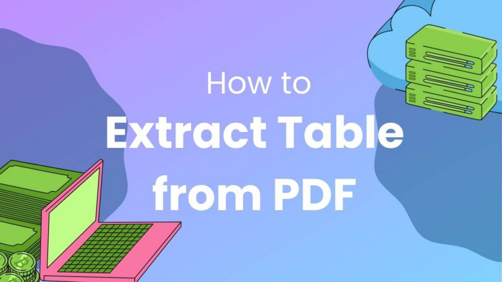 Extract a Table from PDF